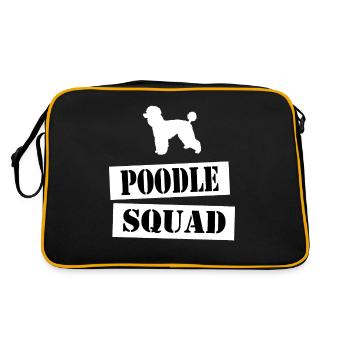 join the poodle squad - Retro Bag - black/gold - Back