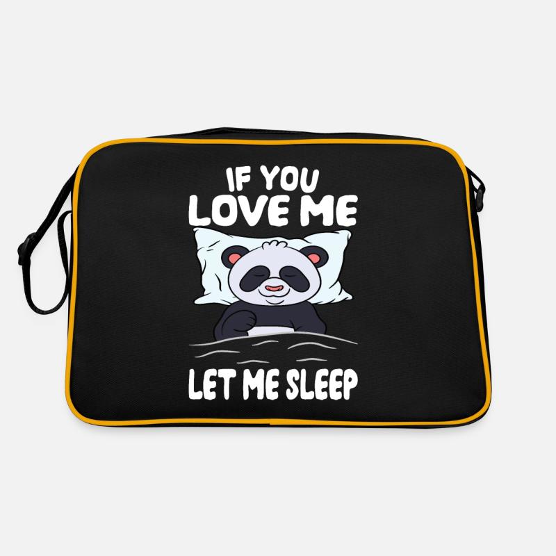 laisse moi dormir panda Sac Retro