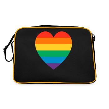 Arc-en-ciel - Sac Retro - noir/or - Dos