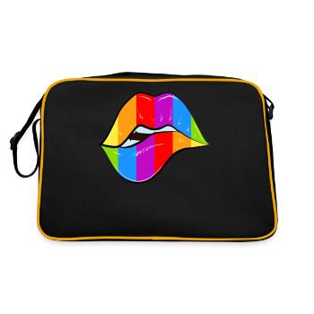 Arc-en-ciel - Sac Retro - noir/or - Dos