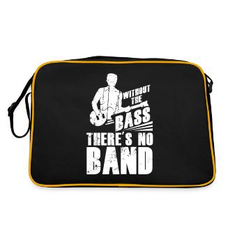 Musician Music Guitarist Music Bass Player Bassist - Retro Bag - black/gold - Back