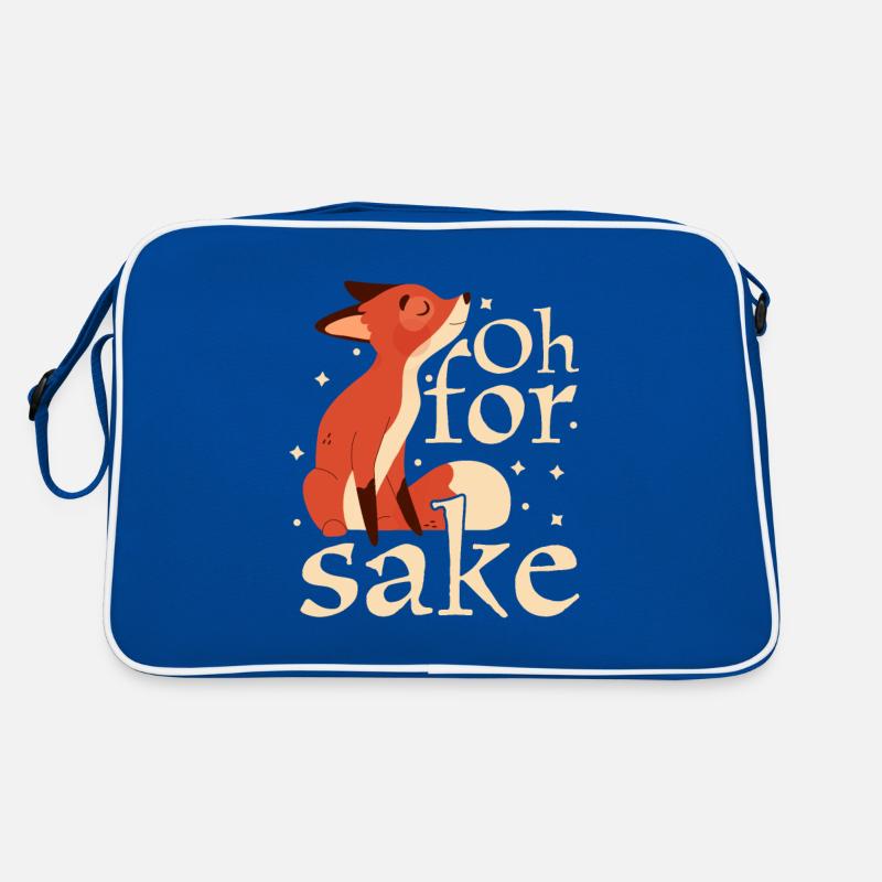Oh For Fox Sake Humor Joke Retro Bag