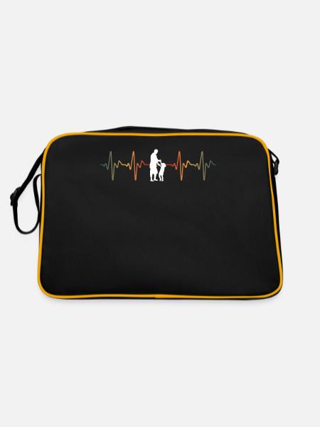 Retro Papa Tea - Retro Bag - black/gold - Back