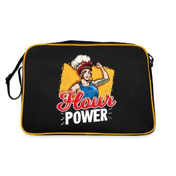 Boulanger Boulangerie Boulangerie Dictons Hobby Baker - Sac Retro - noir/or - Dos
