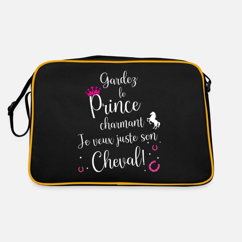 Gardez Le Prince Charmant, Je Veux Juste Son Cheva Sac Retro