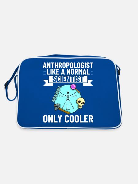 Anthropologue médico-légal Anthropologue - Sac Retro - bleu/blanc - Dos