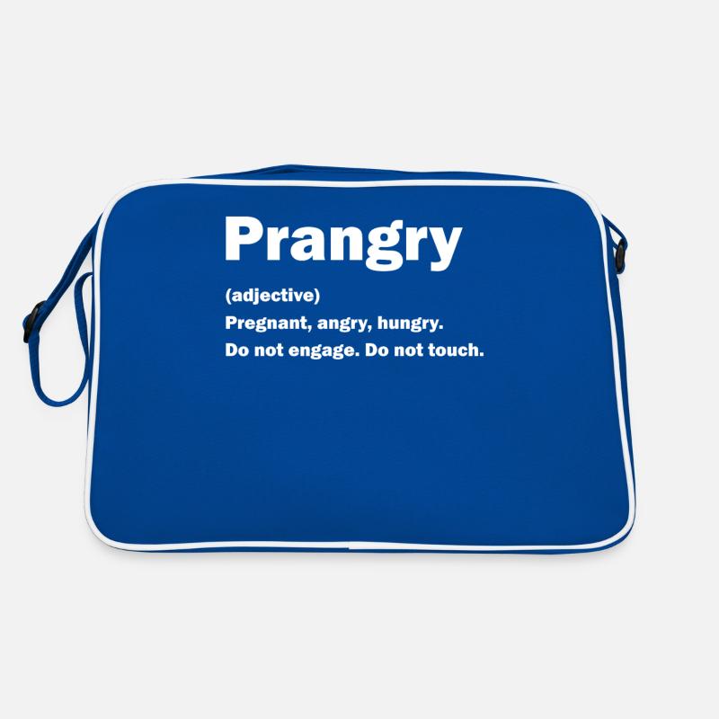 Prangry Angry Hungry Do Not Engage Do Not Touch Retro Bag