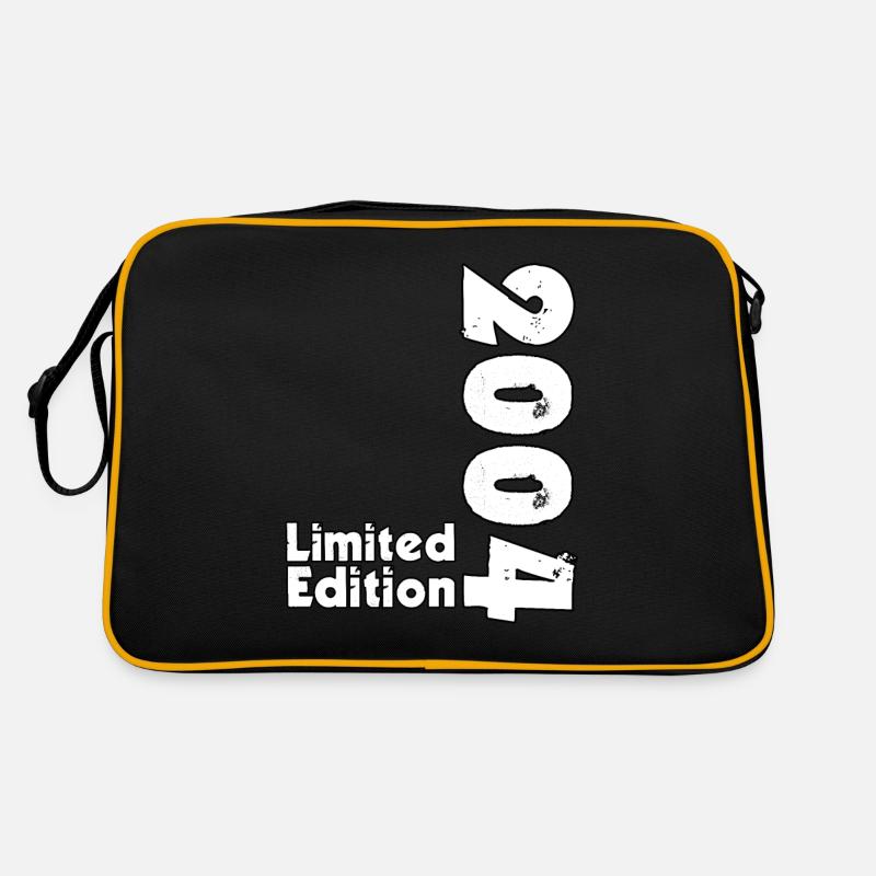 18. Geburtstag Limited Edition 2004 - Retro Tasche - Schwarz/Gold