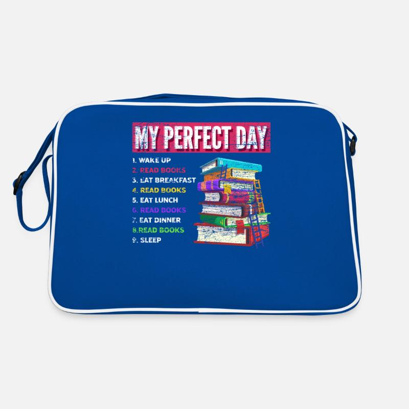 Buch Bücher Tag Geschenk Leseratte Retro Tasche