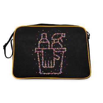 Cleaner Cleaning bucket Cleaning lady - Retro Bag - black/gold - Back