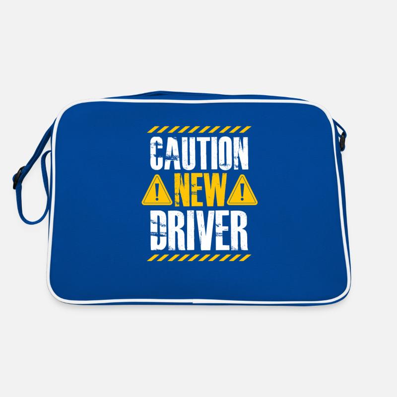 Caution New Driver Retro Bag