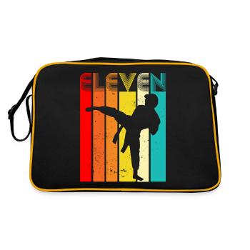 Eleven Days And Makes Fight for Freedom Sunset Mind - Retro Bag - black/gold - Back