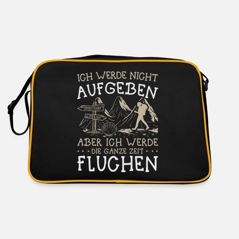 Buen Camino Alpenüberquerung Oberstdorf Meran E5 Retro Tasche