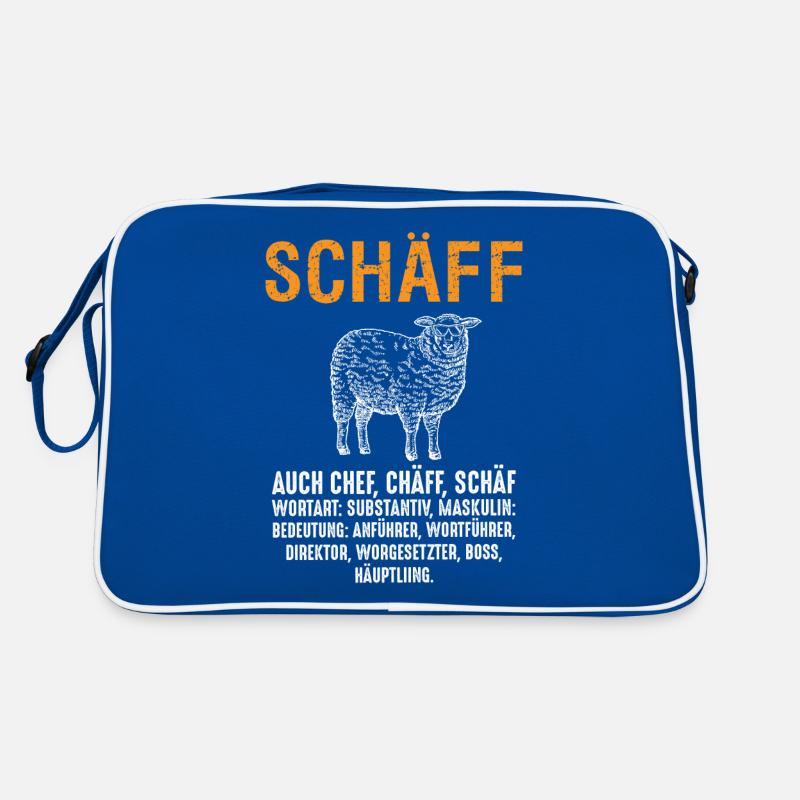 Schäff Chef Schaaf witzig sarkasmus Retro Tasche
