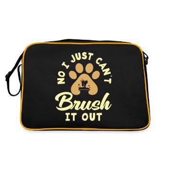 Toiletteur pour chiens Toiletteur pour chiens Salon pour chiens Toiletteurs pour chiens - Sac Retro - noir/or - Dos