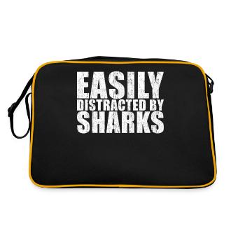 Dicton requin - Sac Retro - noir/or - Dos