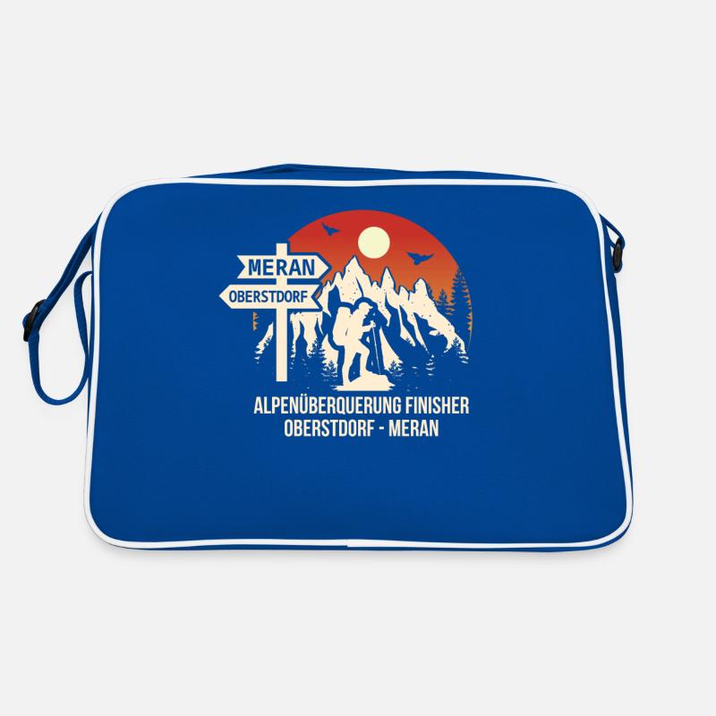 Alpenüberquerung Oberstdorf Meran E5 Retro Tasche