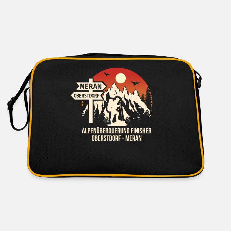 Alpenüberquerung Oberstdorf Meran E5 Retro Tasche