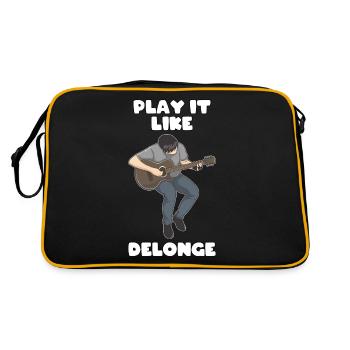 Tom Delonge Cadeau Punk Rock - Sac Retro - noir/or - Dos