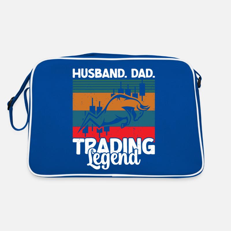 Husband Dad Trading Legend Retro Tasche