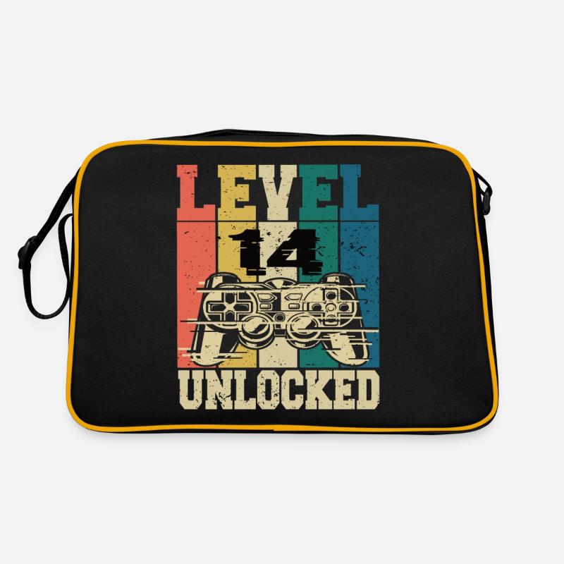 Level 14 Freigeschaltet Retro Tasche