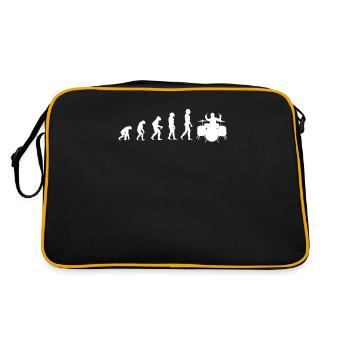 évolution des tambours - Sac Retro - noir/or - Dos