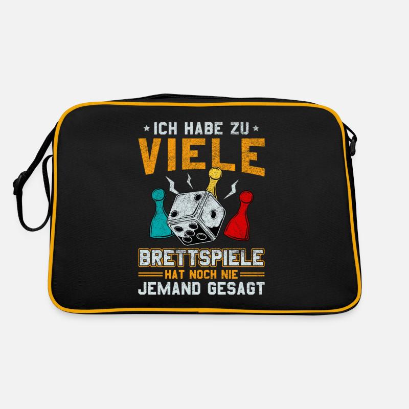 Gesellschaftsspiele Spieleabend Brettspiele Retro Tasche