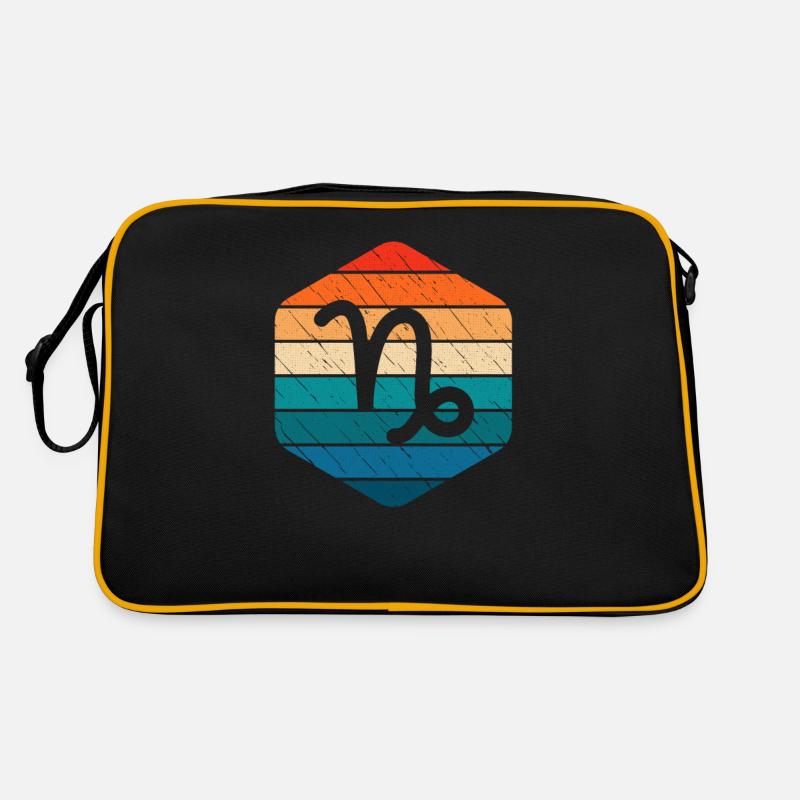 Steinbock Sternzeichen Horoskop Retro Geschenk Retro Tasche
