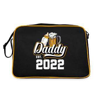 Papa est 2022 Futur Papa - Sac Retro - noir/or - Dos