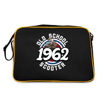 60th Birthday Scooter Scooter Scooter Rider - Retro Bag - black/gold - Back