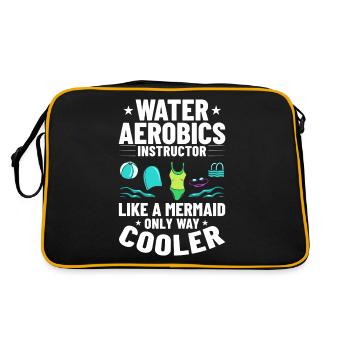 Water Aerobic Aquafitness Aqua Training Aqua - Retro Bag - black/gold - Back