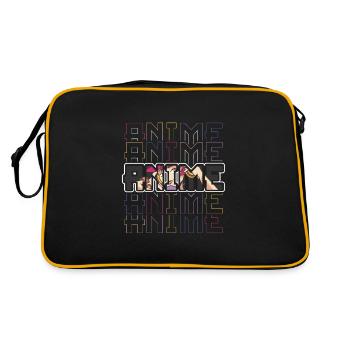 Anime - Sac Retro - noir/or - Dos