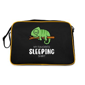 Ma chemise de couchage préférée Chemise de sommeil animal - Sac Retro - noir/or - Dos