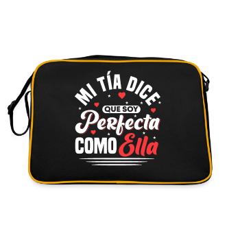 Mi Tia Dice Que Soy Perfecta Como Ella - Sac Retro - noir/or - Dos