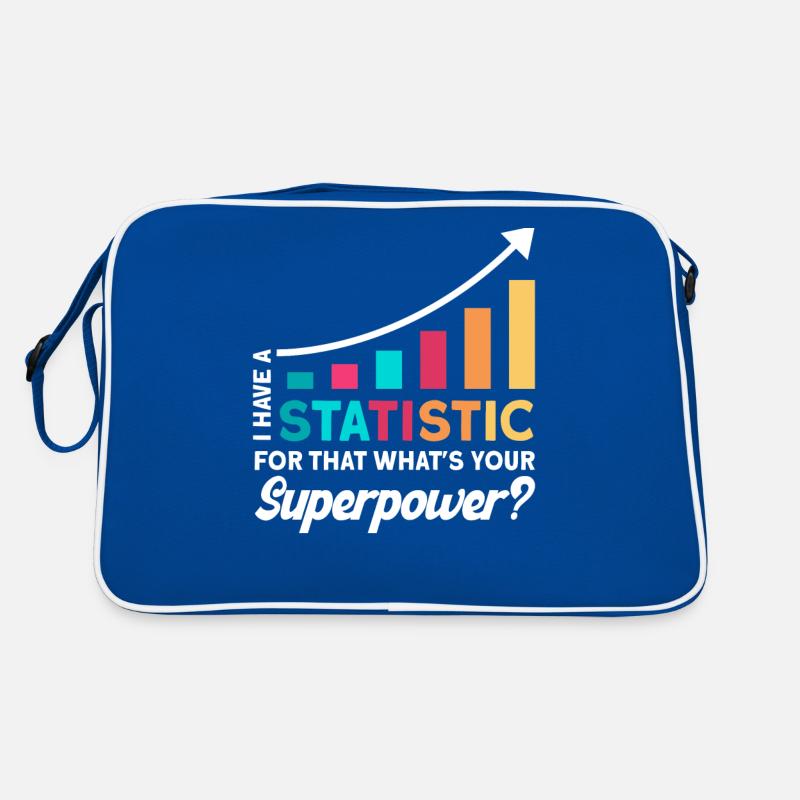 Statistik Analyst Statistiker Geschenk Retro Tasche