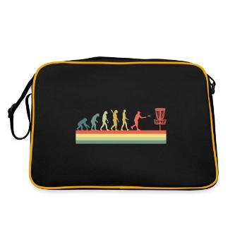 Le développement du lecteur de disc golf - Sac Retro - noir/or - Dos