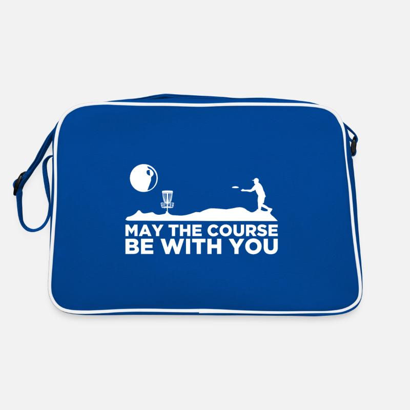 Disc Golf Möge Der Kurs Mit Dir Sein Retro Tasche