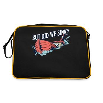 Mais avons-nous coulé boater gift - Sac Retro - noir/or - Dos