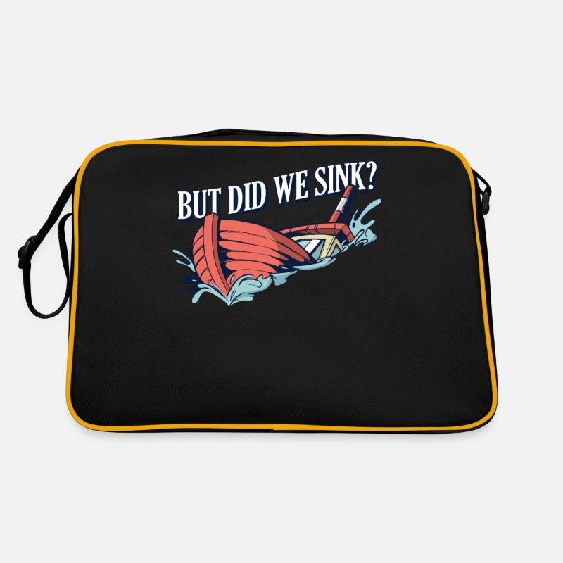 But Did We Sink Boater Gift Retro Bag