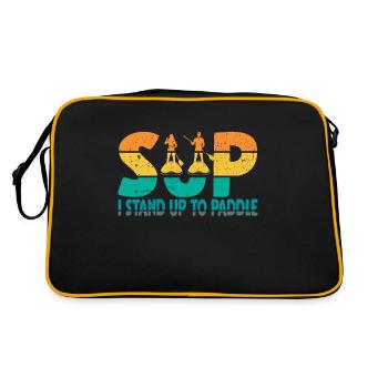 I stand up to Paddle. Stand up Paddle - Retro Bag - black/gold - Back