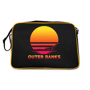 Outer Banks Retro Souvenirs - Retro Bag - black/gold - Back