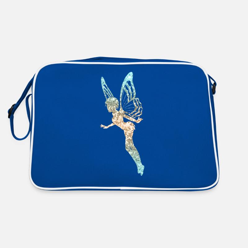 Glitzer Fee Elfe Märchen Damen Mädchen Geschenk Retro Tasche