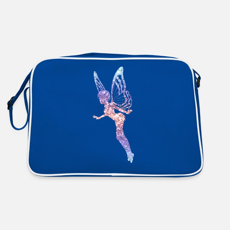 Glitzer Fee Elfe Märchen Damen Mädchen Geschenk Retro Tasche