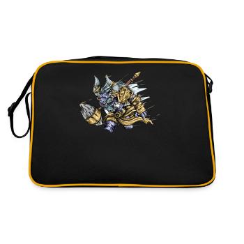 Minotaure I Créature mythique motif de la Grèce antique - Sac Retro - noir/or - Dos