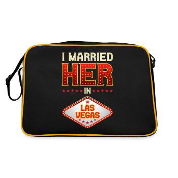 Las Vegas Wedding - Retro Bag - black/gold - Back