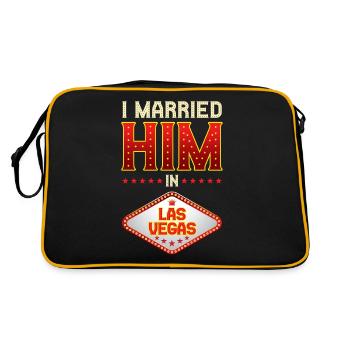 Las Vegas Wedding - Retro Bag - black/gold - Back
