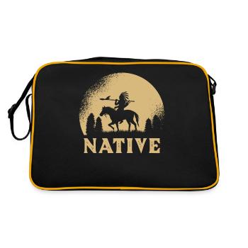 Indian - Retro Bag - black/gold - Back
