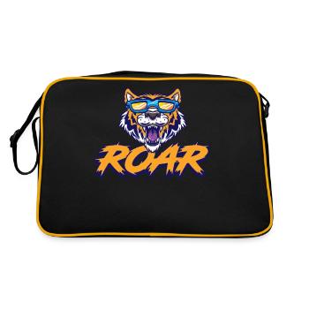 Roar Tiger Tiger Cadeau - Sac Retro - noir/or - Dos