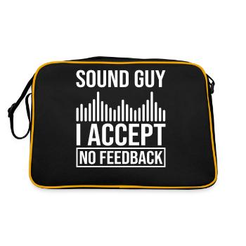 Sound Engineer Sound Engineer Sound Engineering Music Dj - Retro Bag - black/gold - Back