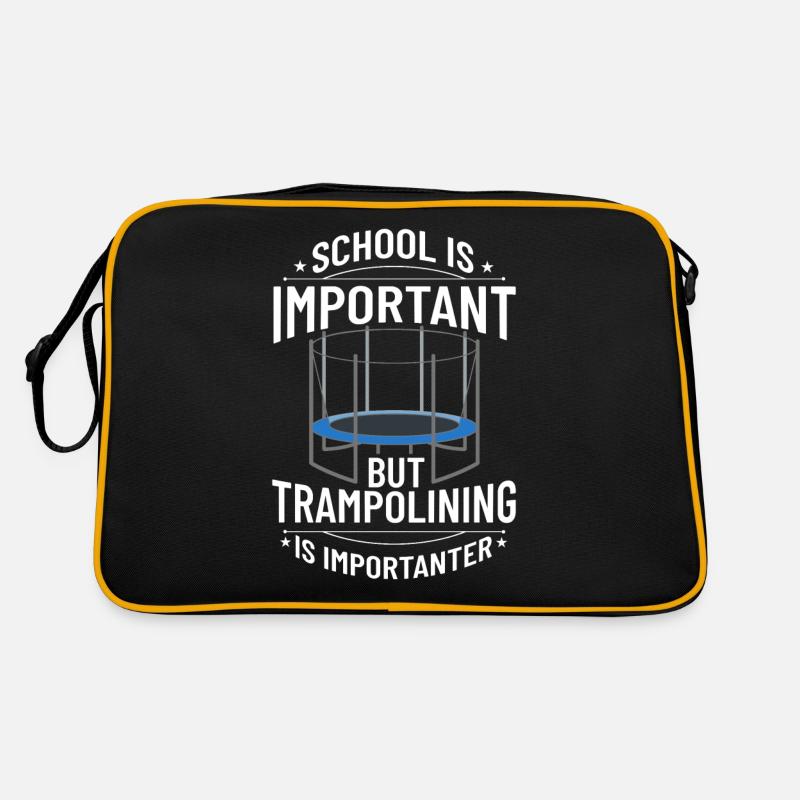 Trampoline Trampoline gymnastics Trampoline jumping Retro Bag